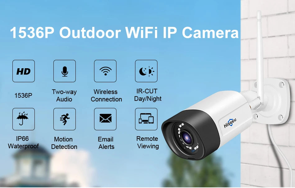 3MP Wireless Outdoor IP Camera