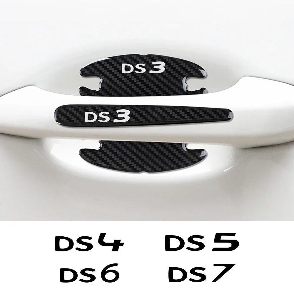 Protectores para el borde de las puertas del coche, para modelos DS y Citroën, juego de 4 piezas