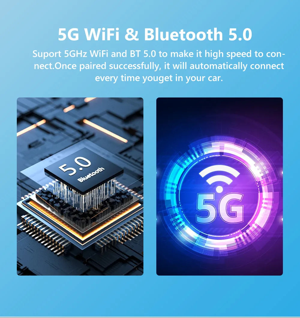 Bezdrátový CarPlay a Android Auto 2v1 chytrý dongle