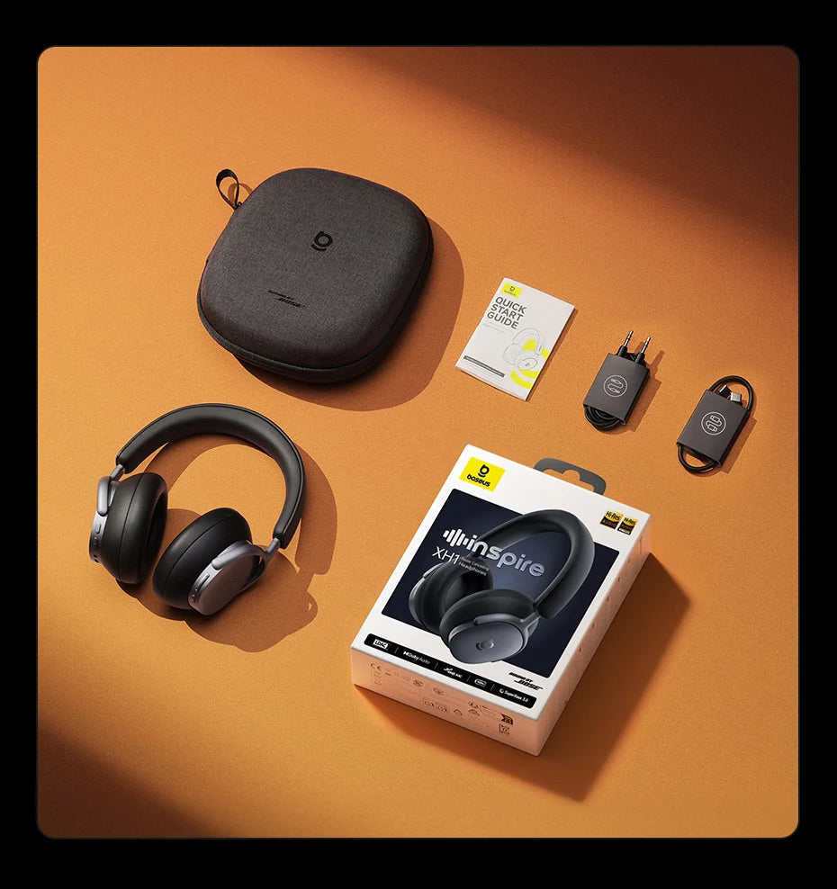 Cuffie Wireless Baseus Inspire XH1 ANC 100 Ore Hi-Res LDAC