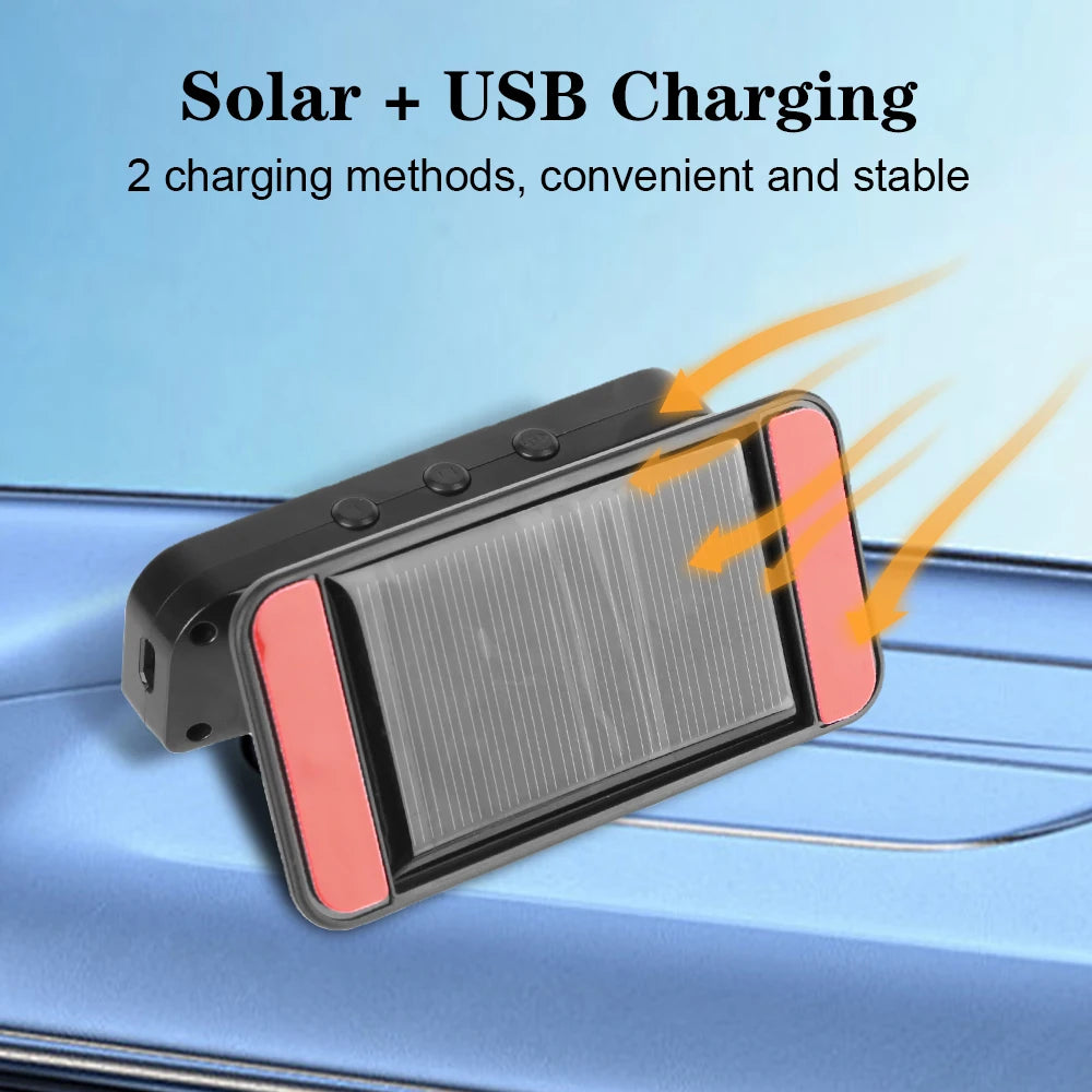 Solar TPMS Tire Pressure Monitoring System with External Sensors