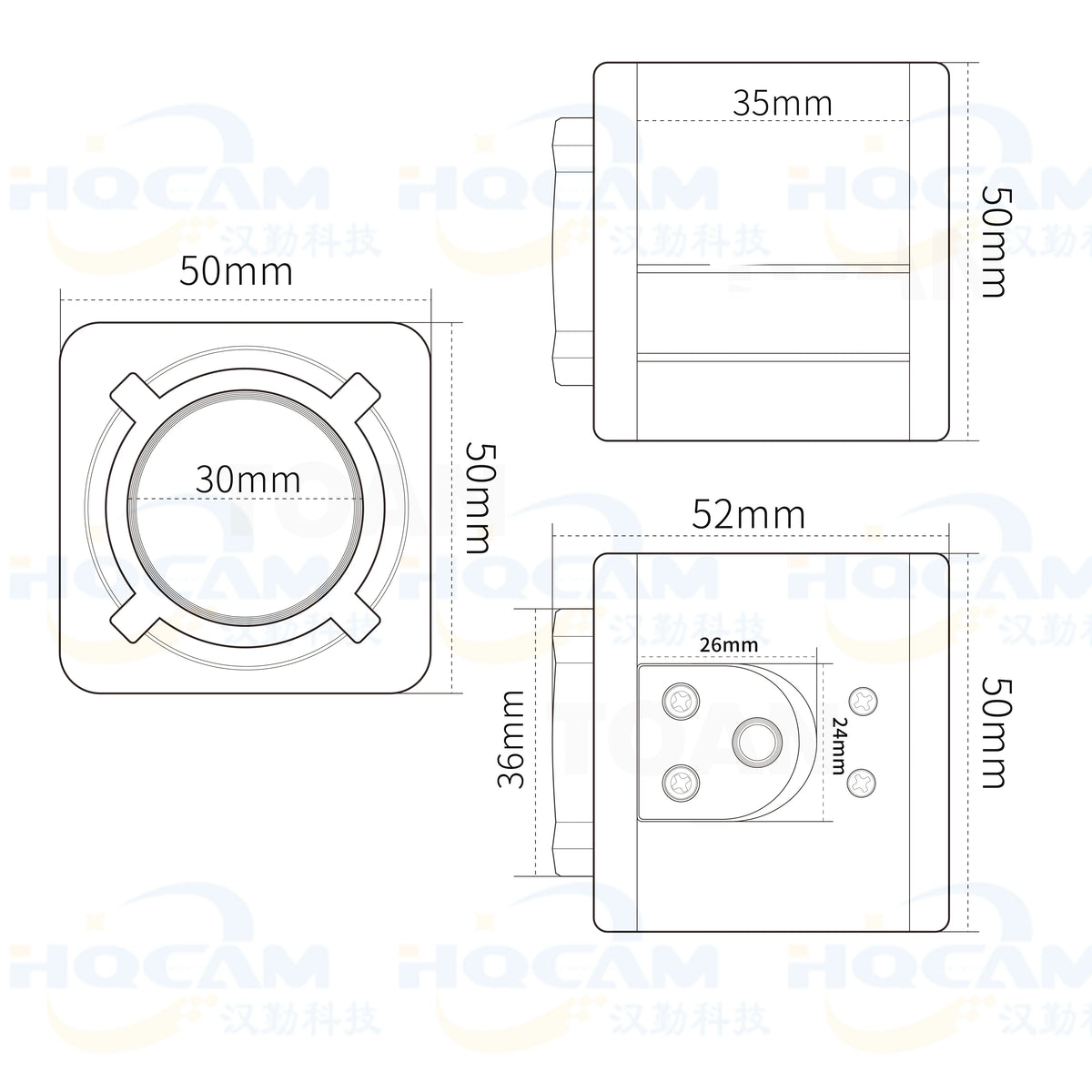 Mini IP-beveiligingscamera 1080P 60fps met menselijke detectingie