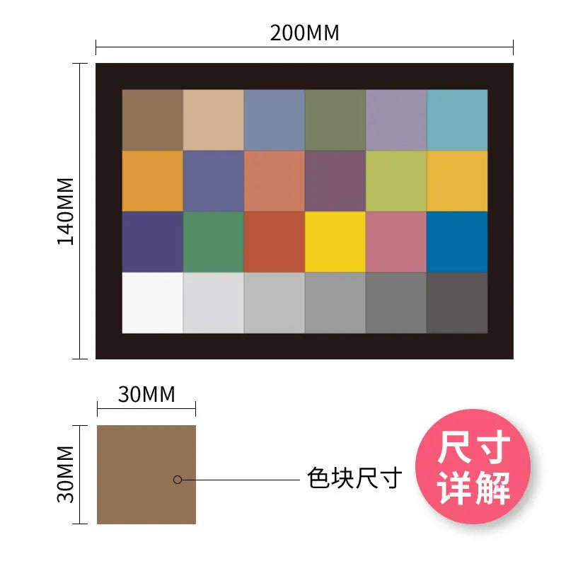 Camera Colour and Grey Reference Cards - Options