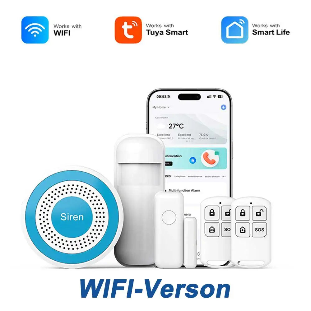 Wireless Alarm Siren with Strobe, PE519 Versions