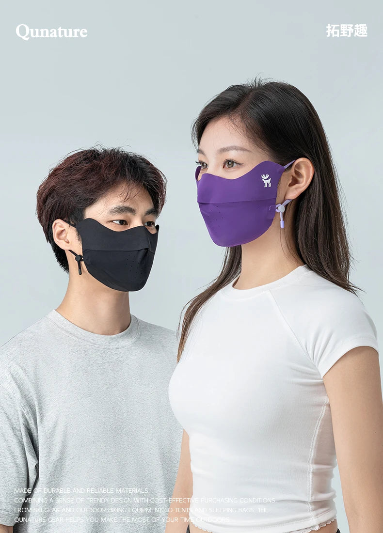 Ice Silk UV Protection Face Mask for Summer Outdoor Sport