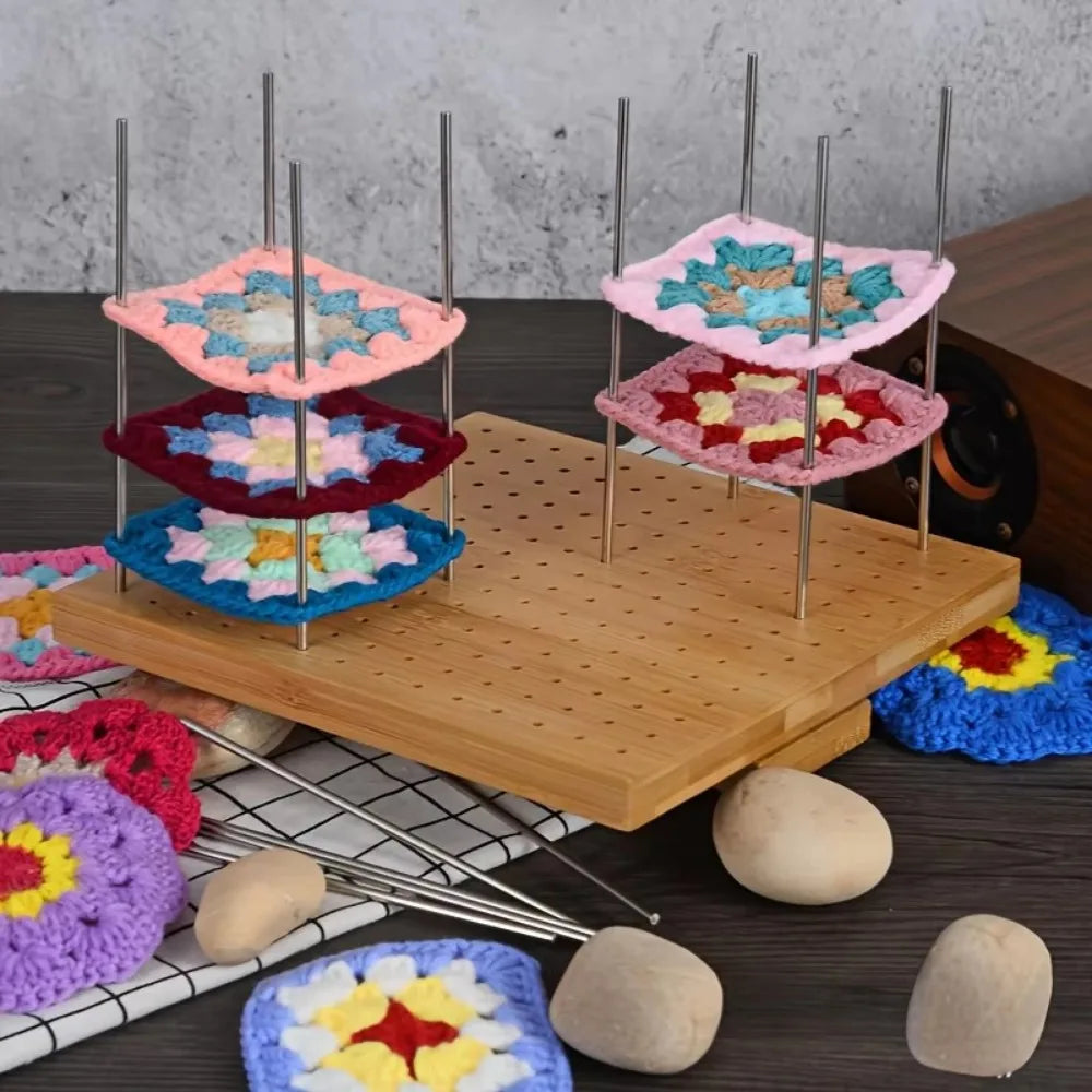Wooden Crochet Blocking Board — Size Options