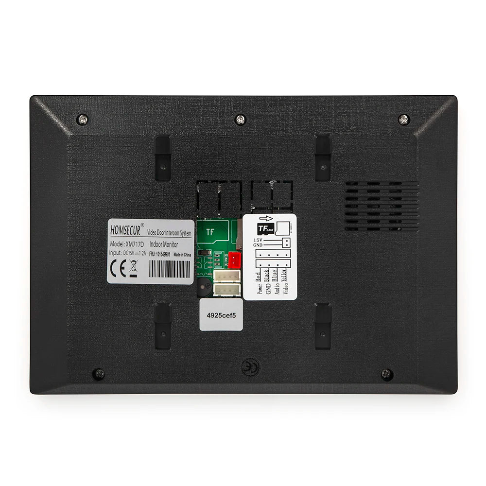 Monitor interior inteligente Tuya WIFI de 7"/10" LCD, para sistema de 4 hilos HD 1080P, manos libres, teléfono de puerta intercom, timbre de casa