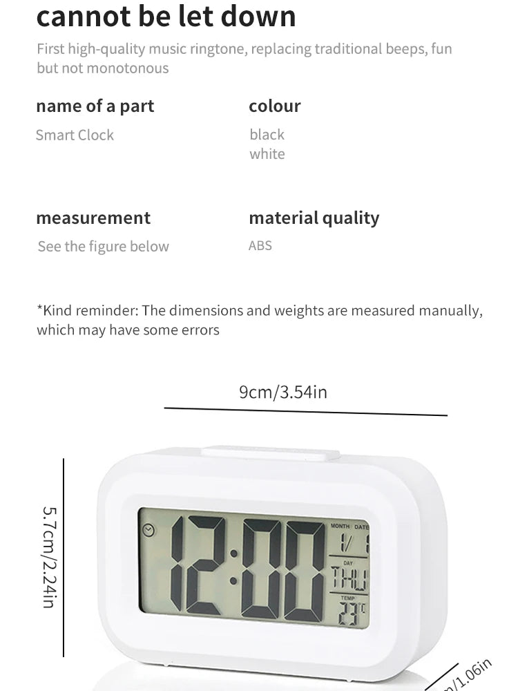 Mini Alarm Clock with Countdown Timer