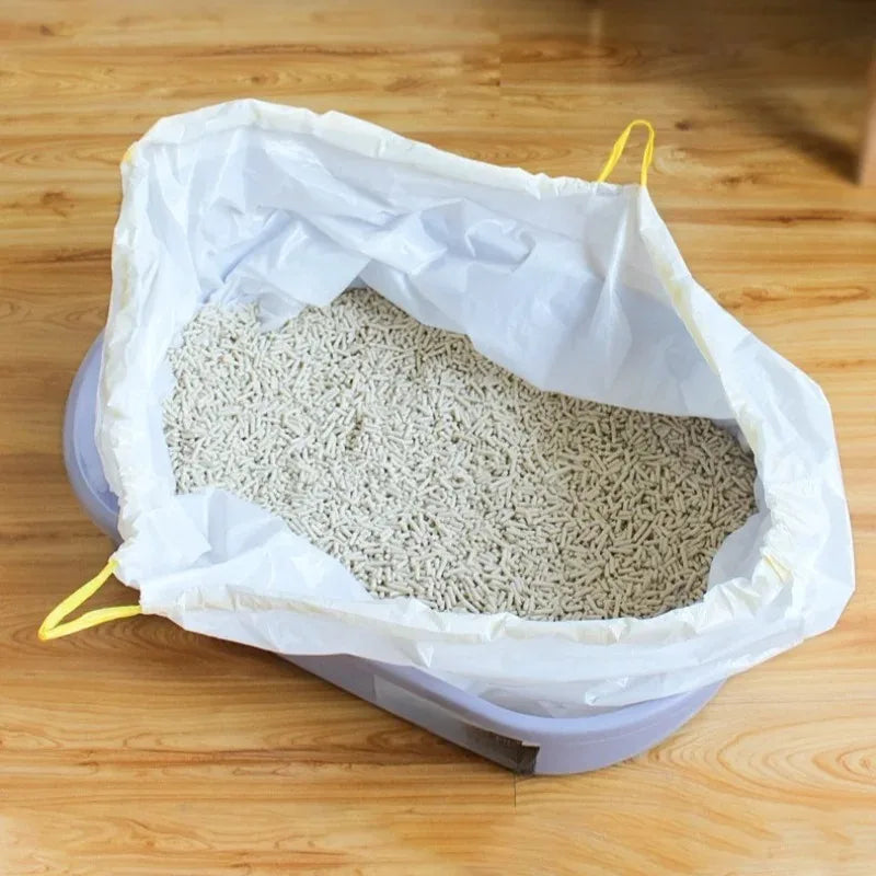 Cat Litter Bag Multi Functional Free From Dirty Hands Pet Waste Bag for Quick Clean Portable Cat Litter Box Liners Pet Supplies