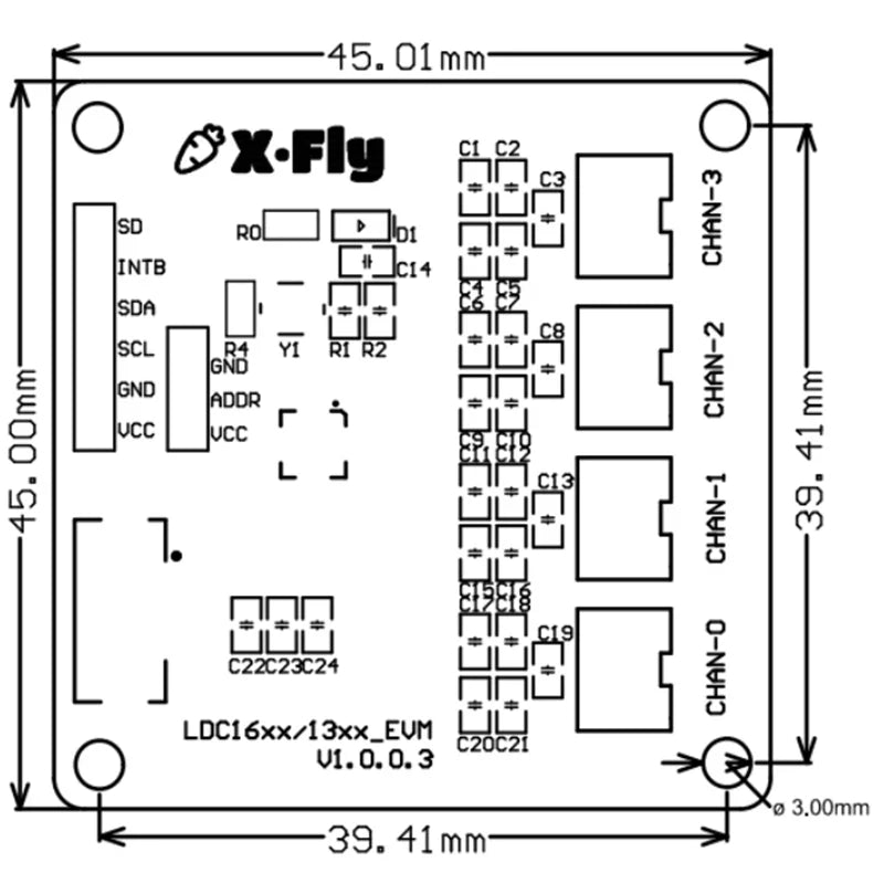 LDC1614 / LDC1612 LDC1314 Inductive Sensor Module, Micron‑Level High‑Precision Metal Distance & Coin Detection