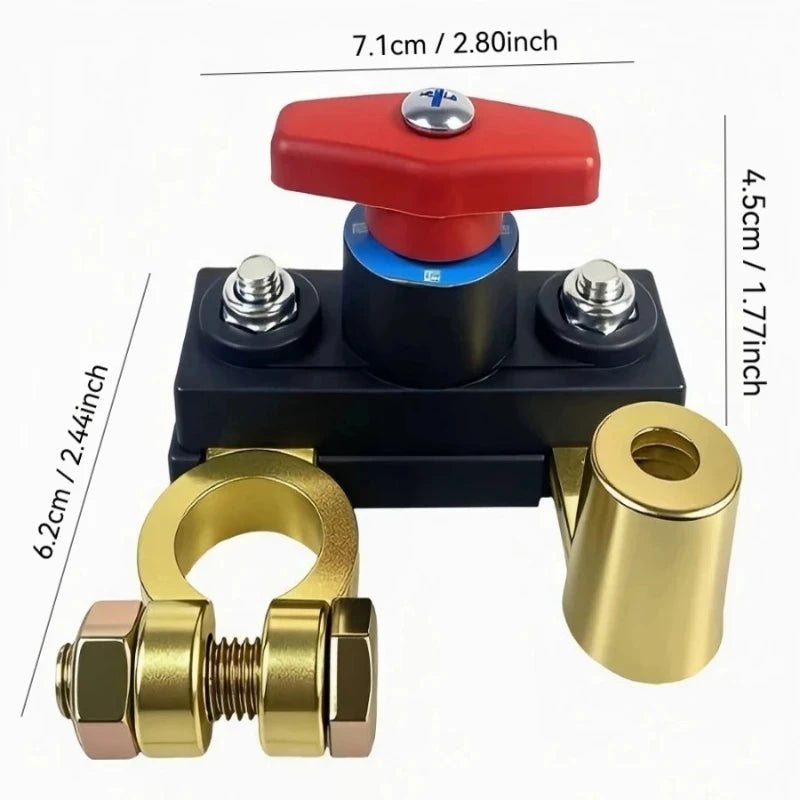 12V/24V Car Battery Cut Off Switch Disconnect Automatic Circuit Breaker Anti-Leakage Switch Isolator For Cars Truck
