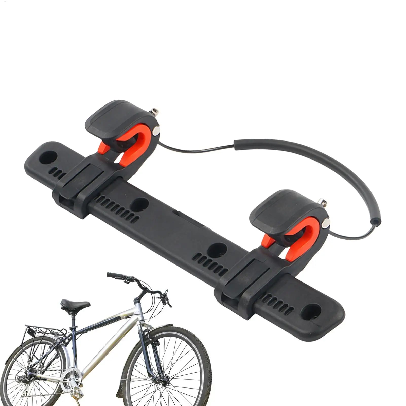 Adjustable Luggage Clip Bicycle Side Bag Buckle Bicycle Saddle Rack Bag Clip Motorcycle Pannier Accessories For Bike Riding