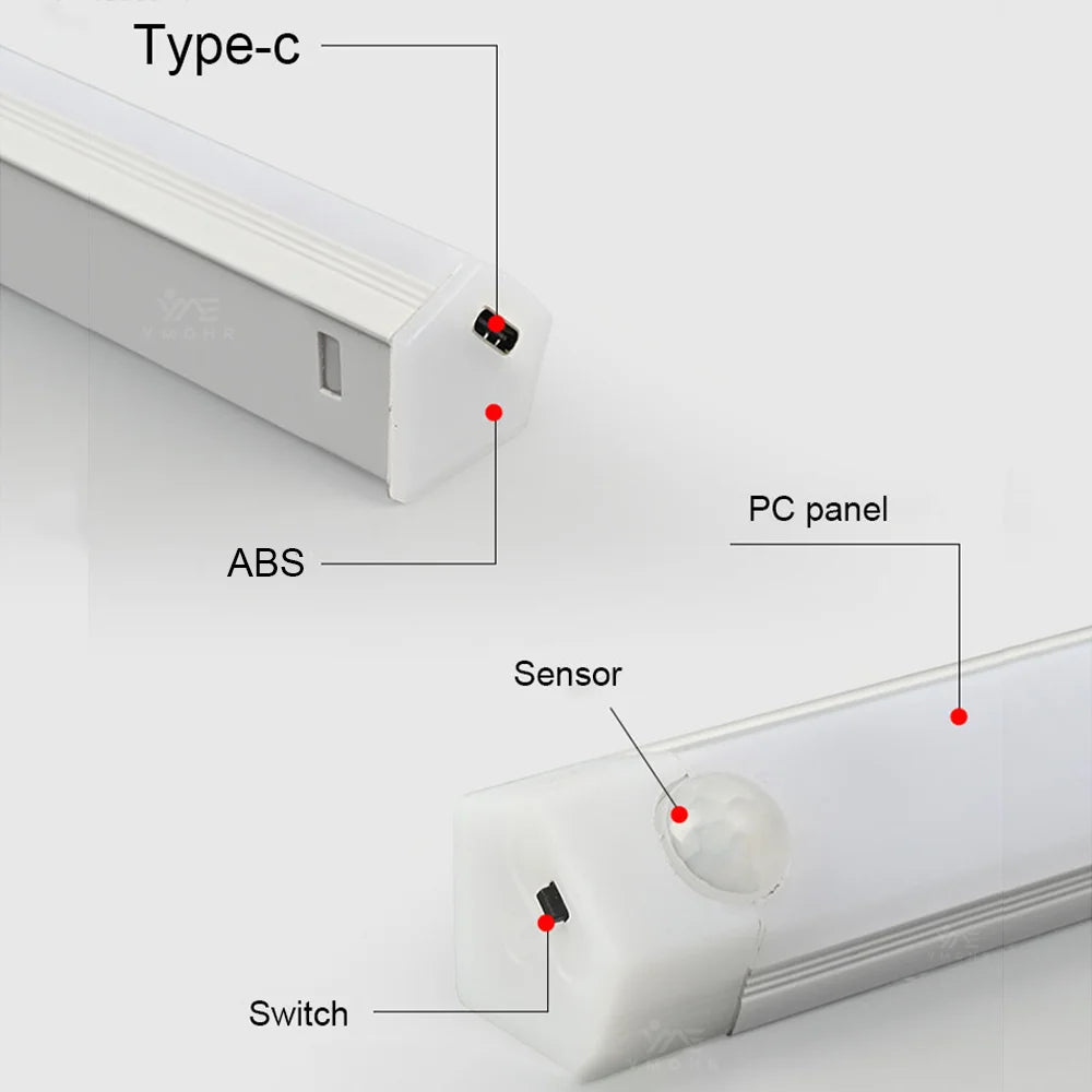 Rechargeable Magnetic Motion-Sensor Light Bar