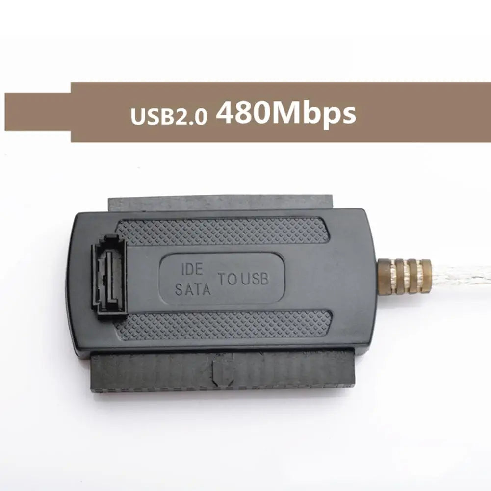 Câble adaptateur USB 2.0 vers disques SATA et IDE