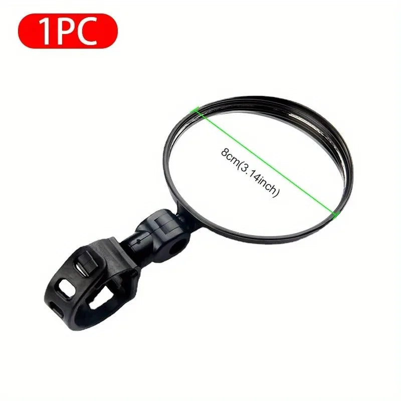 Motorcycles Rearview Mirror Side Mirror For Safety View Turning Left Right Mirror Adjustable Mini Autocycle Rear View