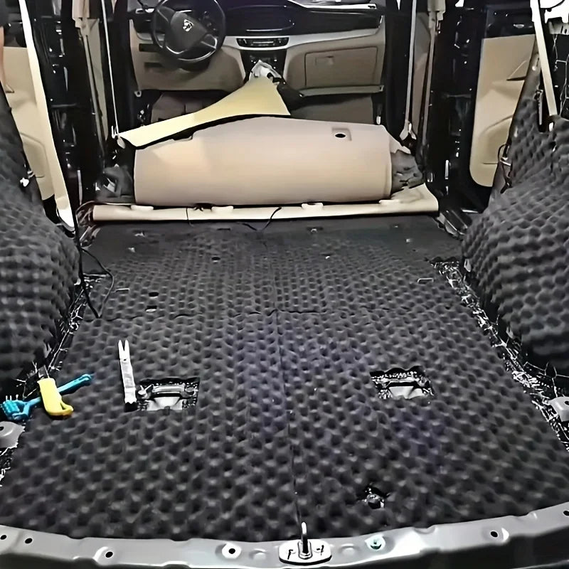 High-Density Self Adhesive Soundproofing Insulation Cotton Thickness Black Panels for Walls Soundproofing Insulation for Car