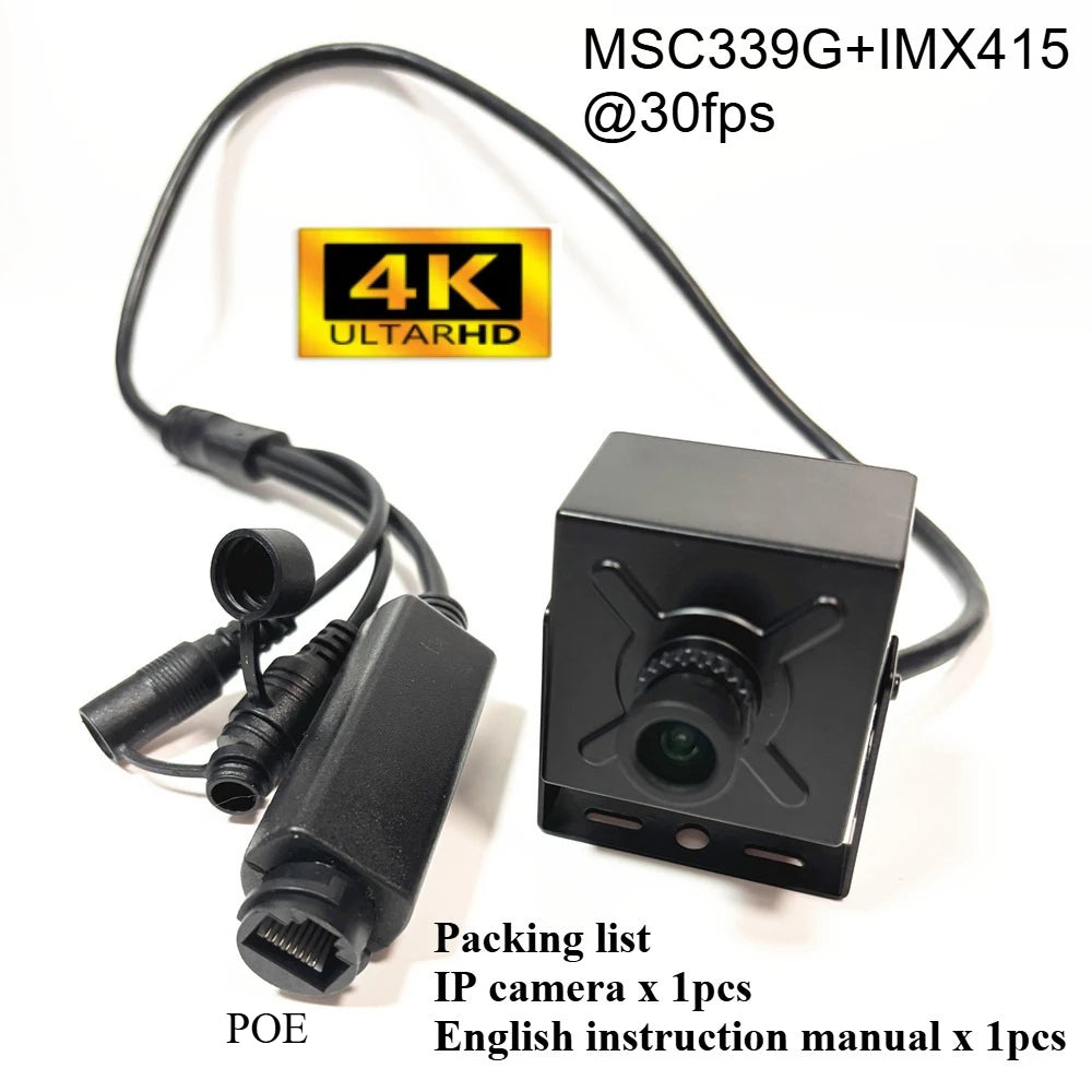 RTMP 12.0 Megapixel Starlight POE 12MP Telecamera IP Mini MSC338Q 1/2.49 OS12D40 Scheda Webcam RTSP Foto Istantanea Rilevamento Umano