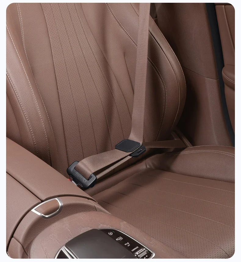 SEAMETAL Universal Car Seat Belt Adjuster Clip Double-Layer Non-Slip Seatbelt Comfort Stopper for Relieve Neck/Shoulder Friction