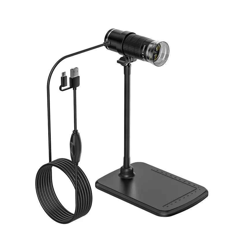 USB Microscope Camera with Adjustable LED Stand