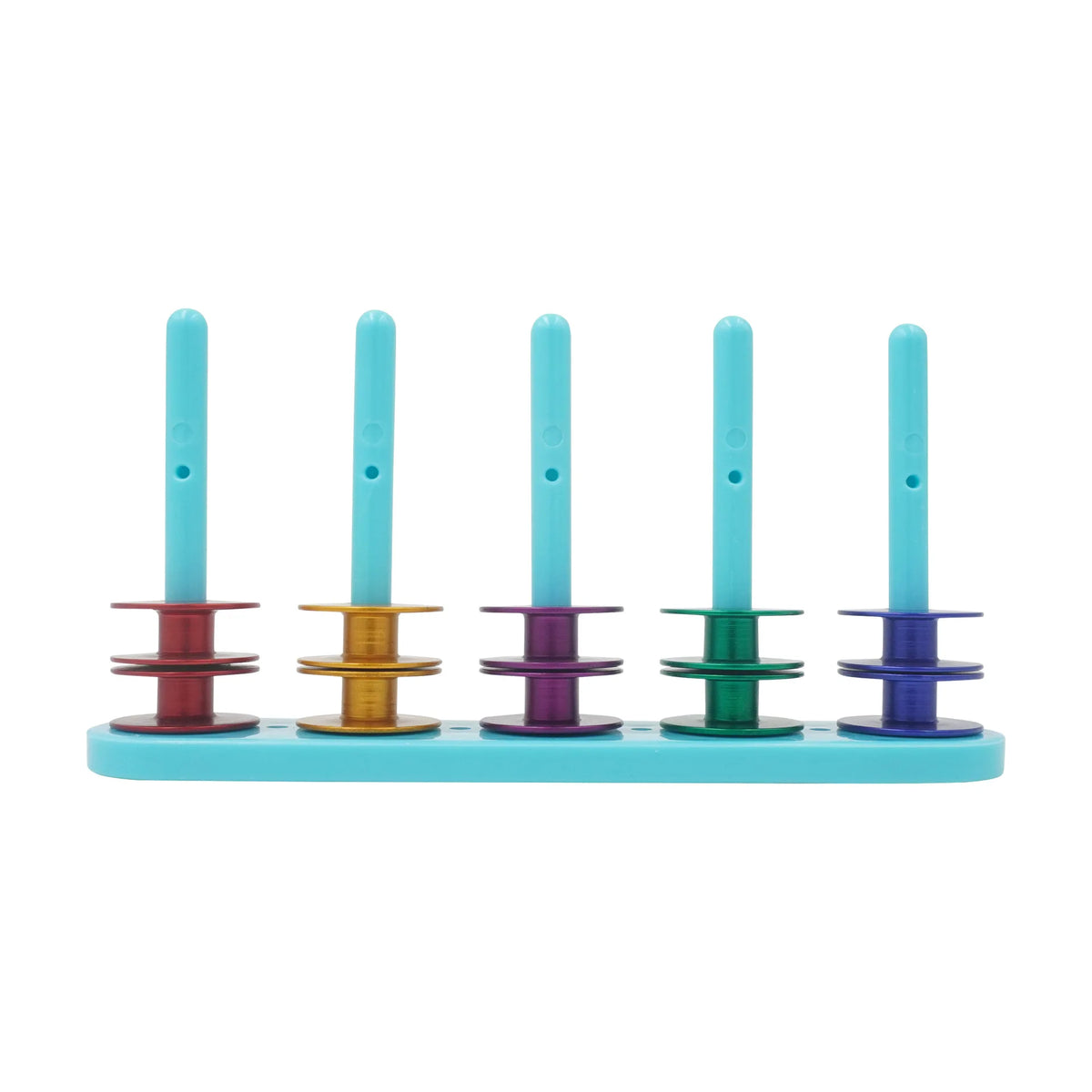 Soporte magnético de almacenamiento para bobinas de costura