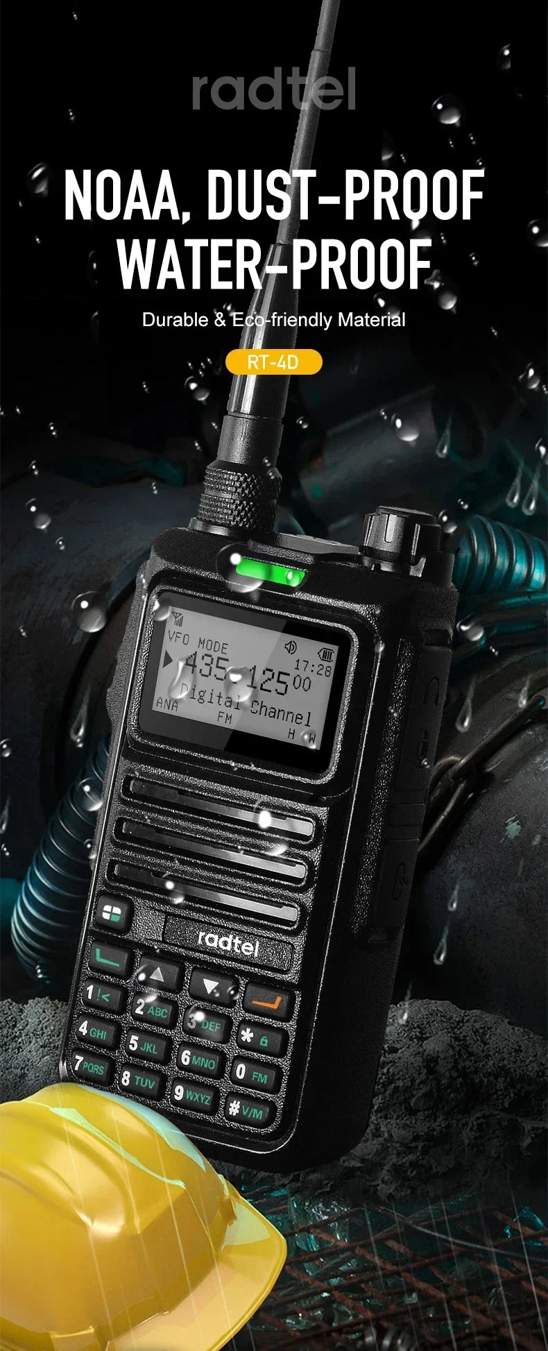 RT-4D DMR Digital and Analogue Two-Way Radio