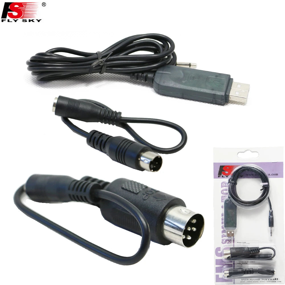 FS-SM100 USB RC Simulator Cable Set