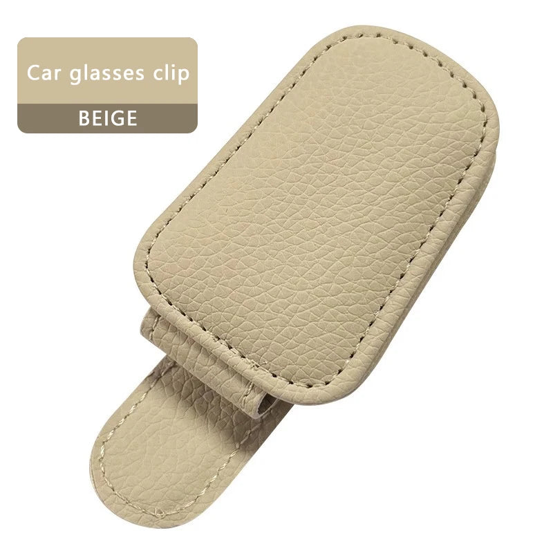 SEAMETAL Magnetic Sunglasses Holder for Car Visor Glasses Clip Durable Stable Eyeglasses Holder Mount Universal Ticket/Card Clip