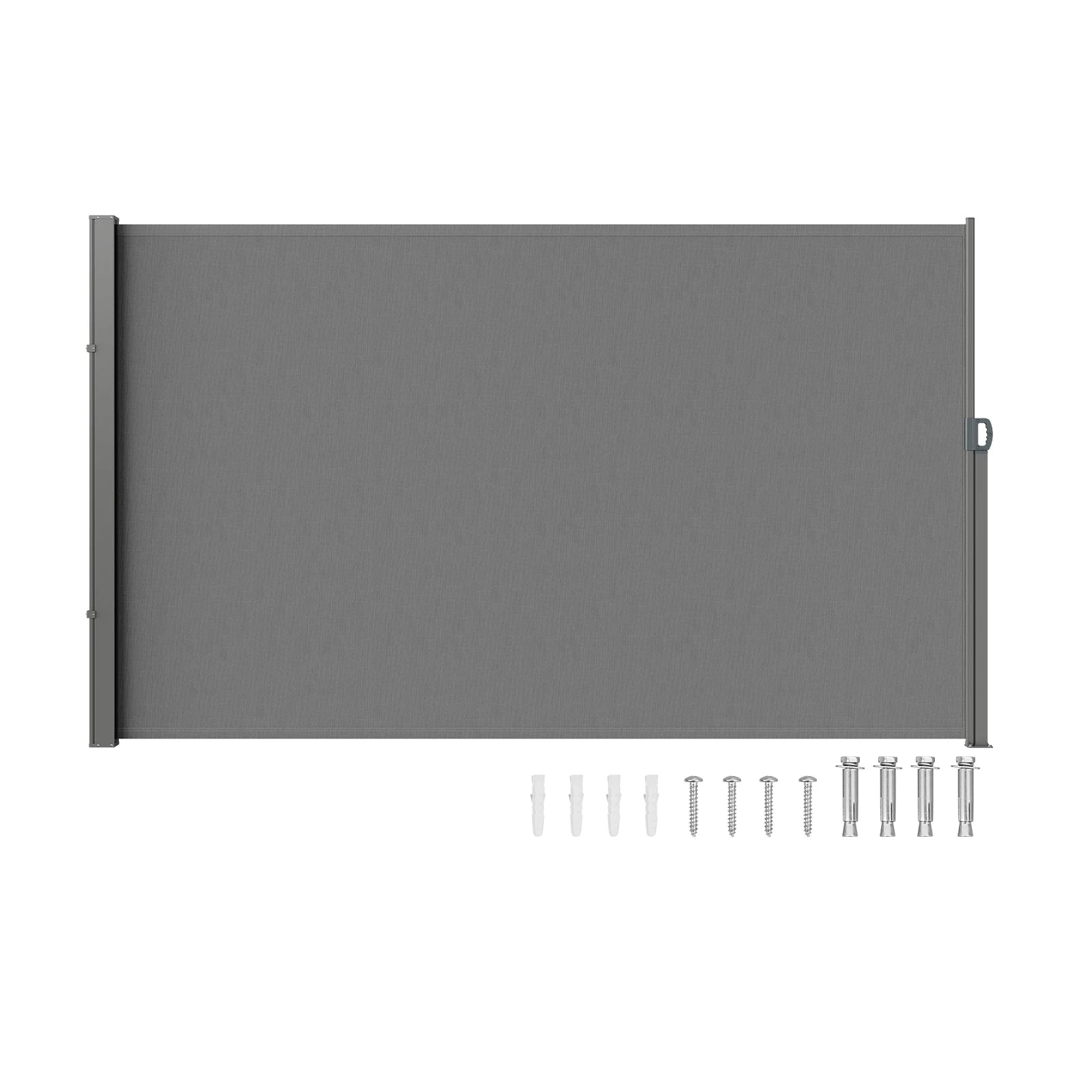 Retractable Side Awning Privacy Screen UV30+ Waterproof Patio Divider