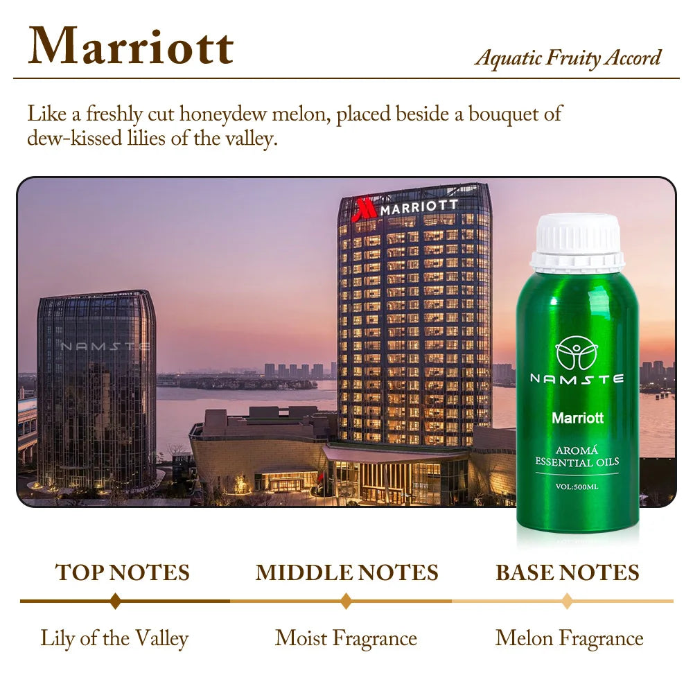 500ML Hotelinspireret Duftolie til Diffusere Hjemmearoma