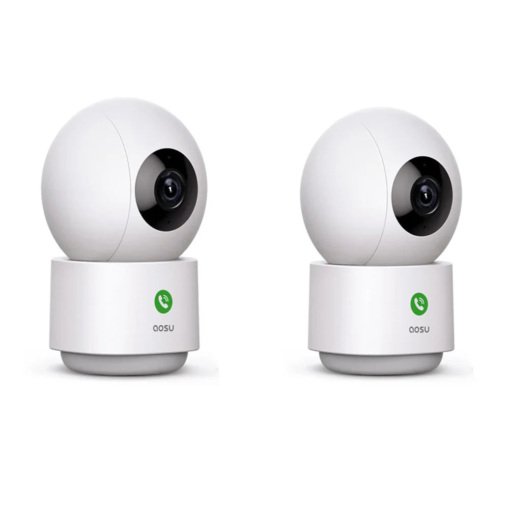 AOSU 3MP Indoor Baby Monitor Camera with 2-Way Audio