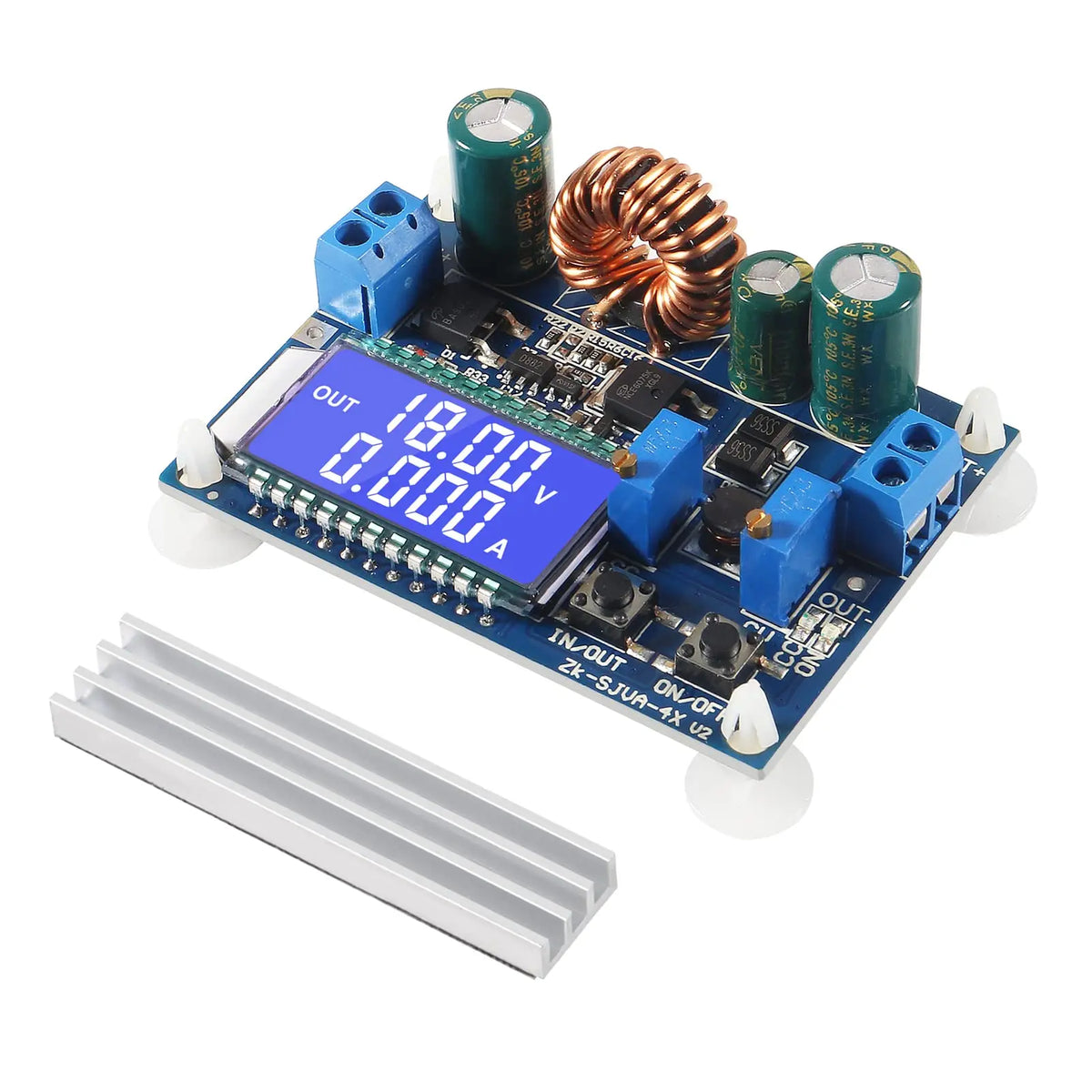 Adjustable DC Buck-Boost Converter with LCD