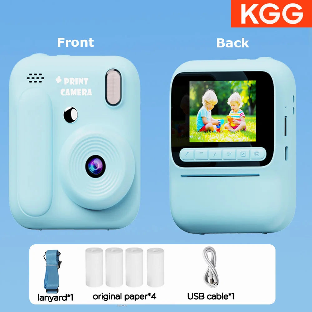 Kids Instant Color Printing Camera 32GB 1080P