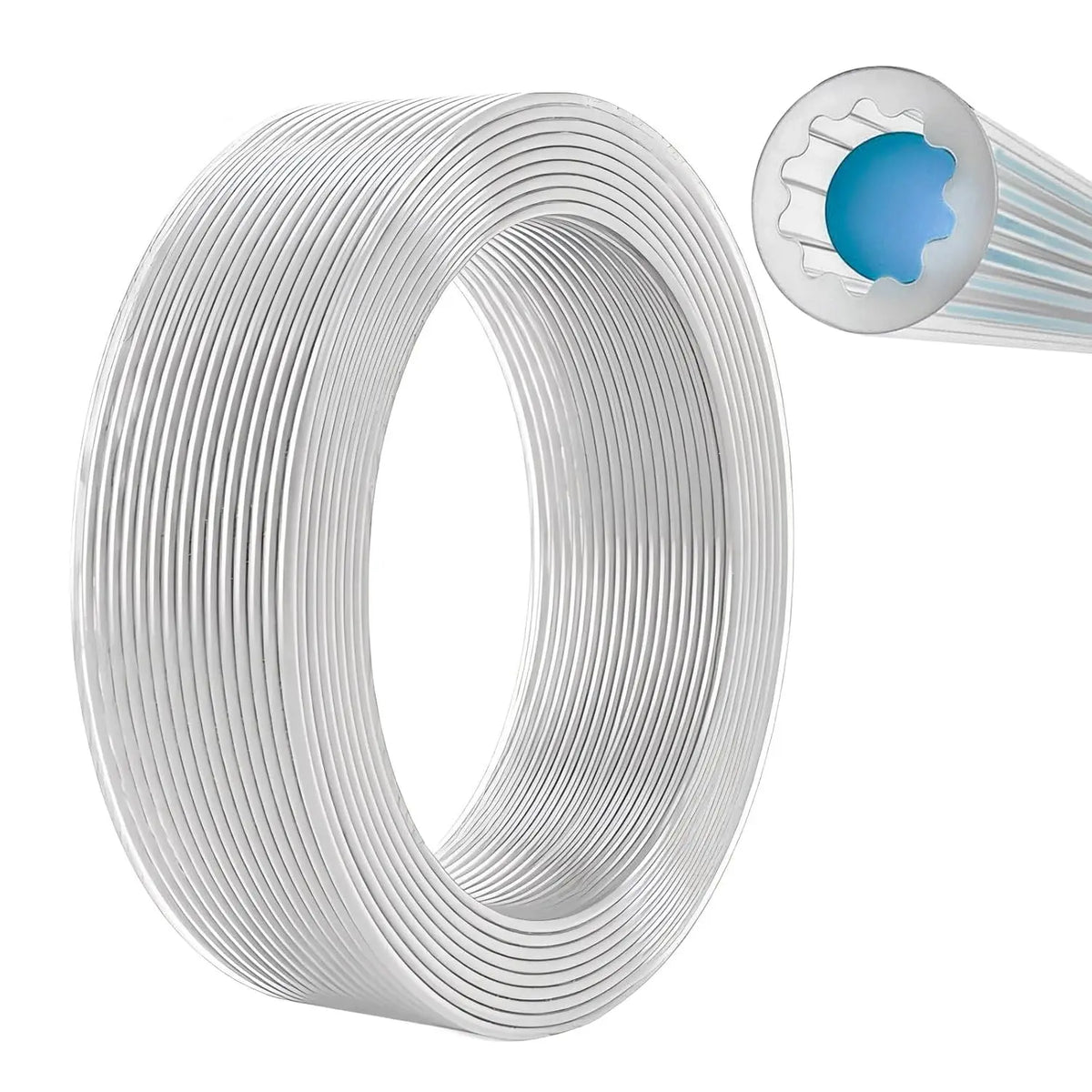 Upgraded Low-Resistance Star Shaped Materials PTFE Tube4mm OD Teflonto Ultra-Smooth Flow DIY 3D PrinterFor BambuLab AMS Creality