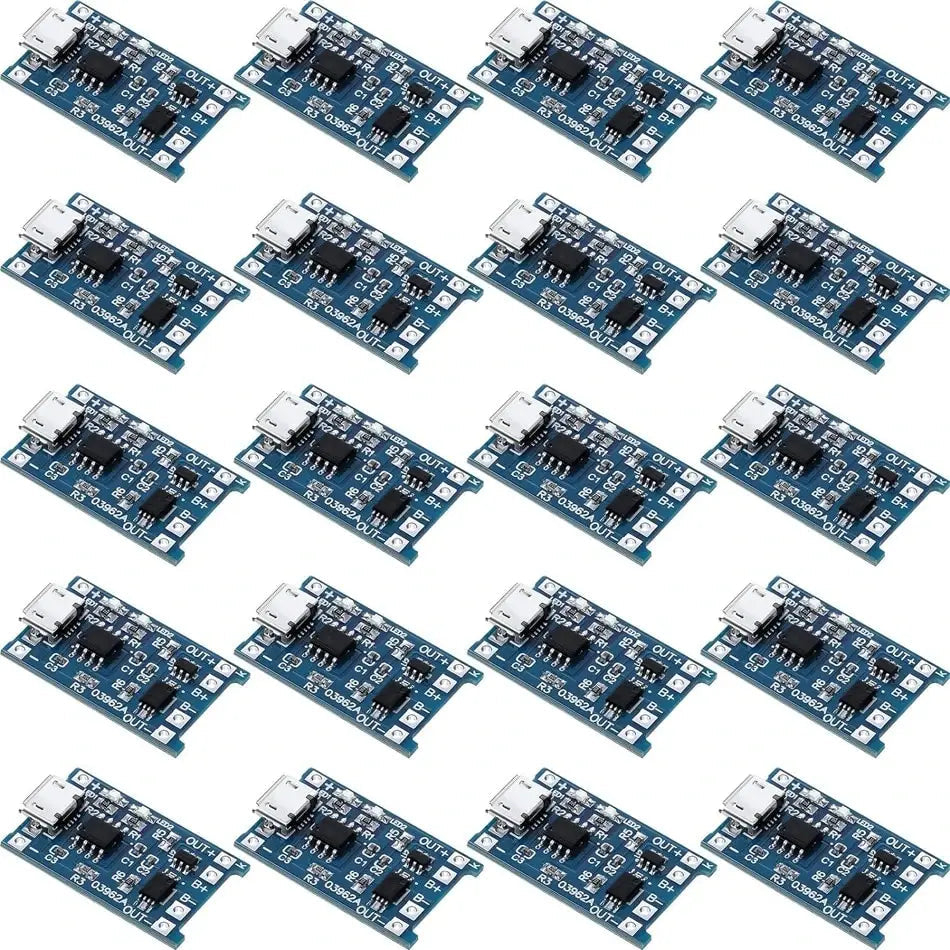 10pcs 5V 1A 18650 Lithium Battery Charging Board PLR TP4056 Lithium Charging Mini/Micro USB Type C Charge Module With Protect