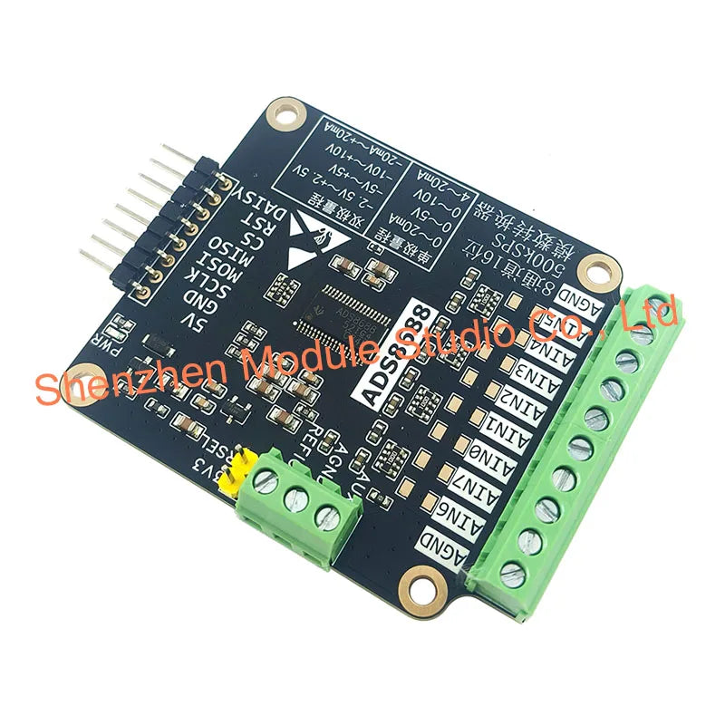 ADS8688 nyolccsatornás 16-bites ADC modul