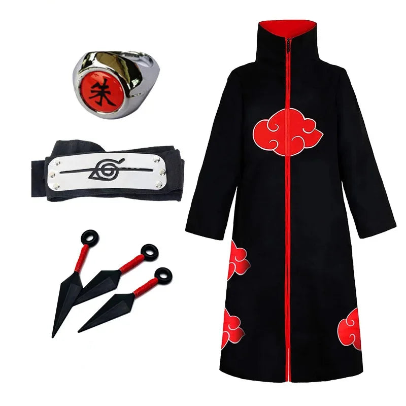 Options de cape et de costume de cosplay Akatsuki