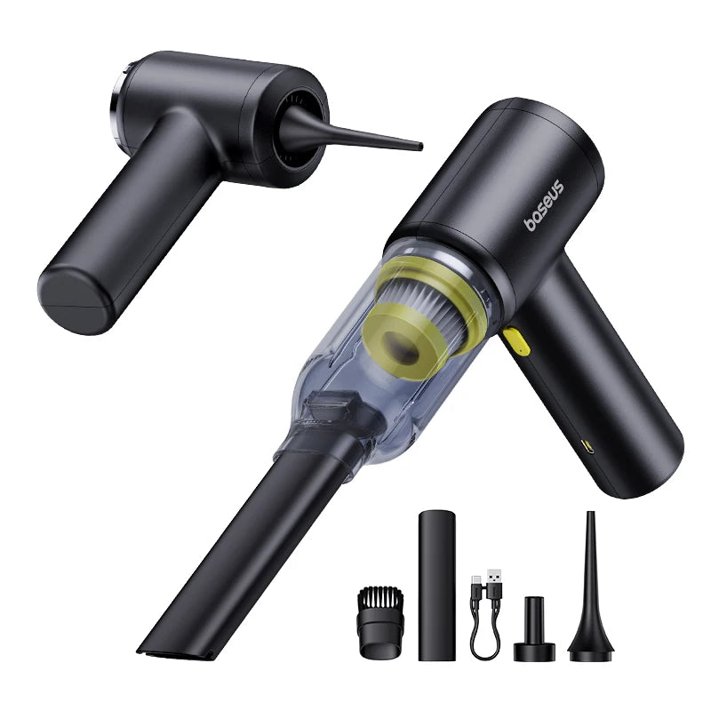 Baseus Car Vacuum Cleaner Wireless Air Dust Blower Gun for Car Powerful Portable Car Cleaning Appliance Cordless Vehicle Cleaner