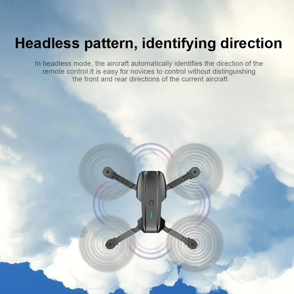 New E99 RC Drone 4K Professional Wide Angle Dual HD Camera 5G WIFI FPV Foldable Height Hold RC Helicopter