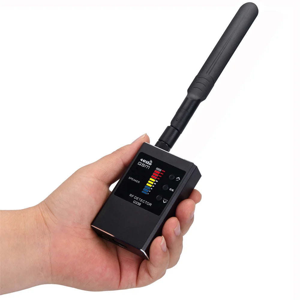 Portable G638 Professional Anti Spy Wireless RF Signal Detector, Hidden Camera Scanner, GPS Tracker, GSM Bug Finders