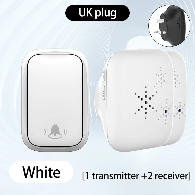 Self-Powered Wireless Doorbell with Chime Options