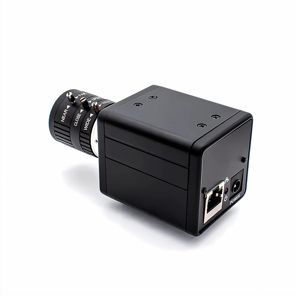 WGWK 4K MINI IP Kamera 3/4/5/8MP Manuální Zoom POE48V CS Objektiv Kovová Krabička Průmyslová Inspekce Bezpečnostní Webkamera Video Dohled