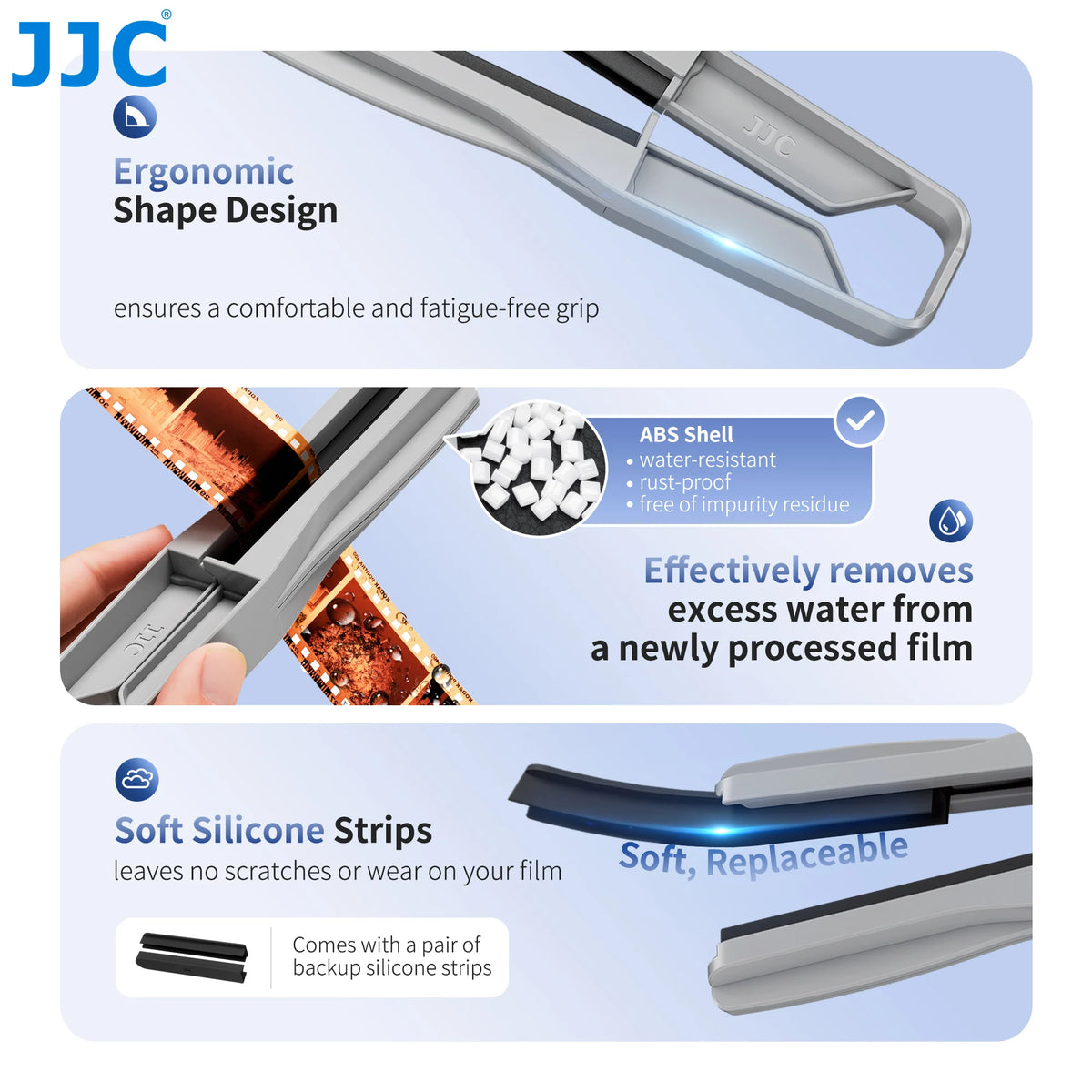Espátula de filme JJC FS-1 para filme 135 & 120