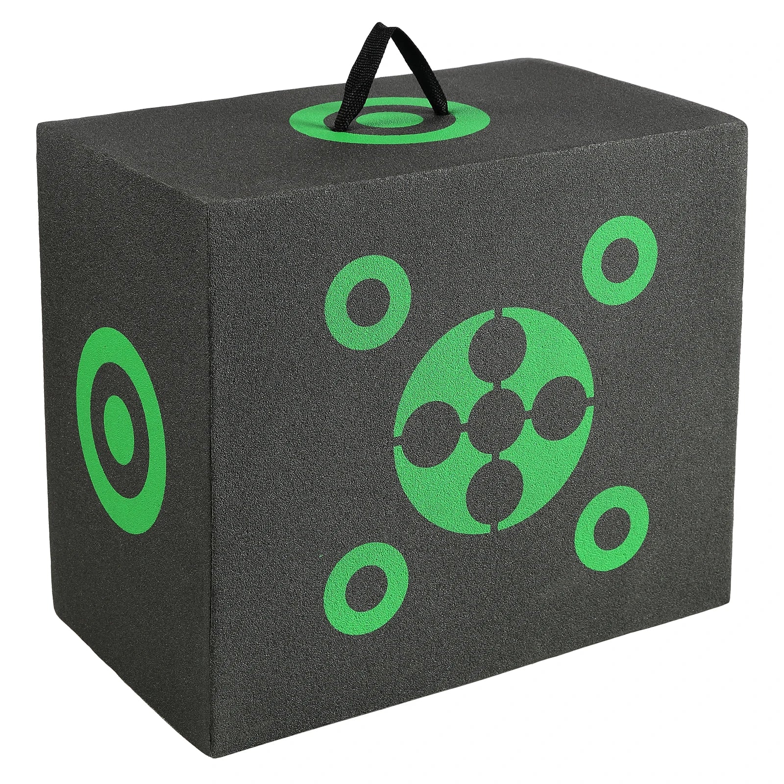 SucceBuy All-side Shotting Outdoor Portable Archery Target with Carry Handle Easy Arrow Removal Visibility Easy to Transport