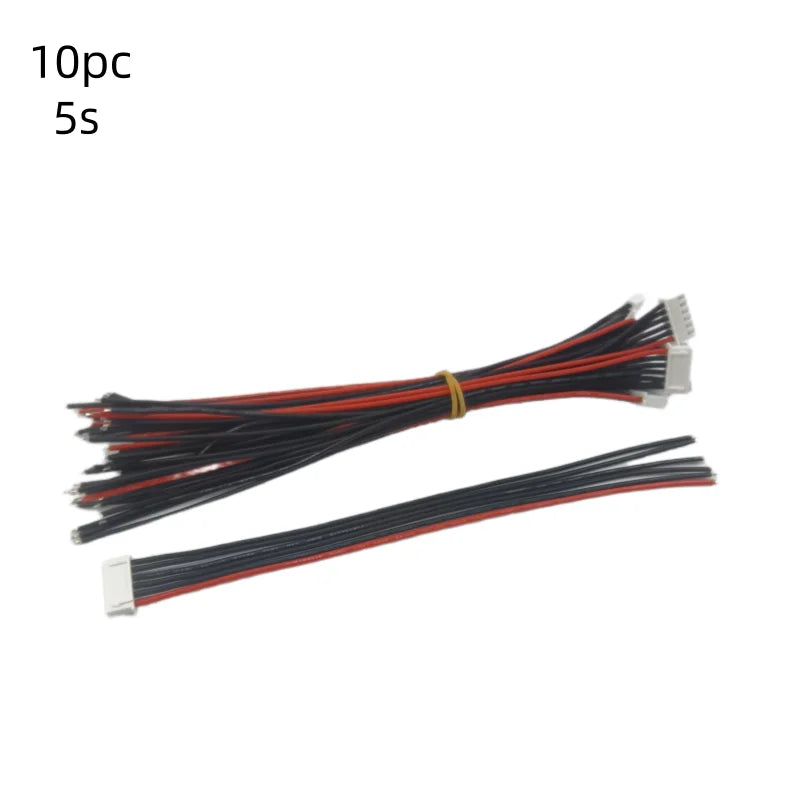 Prívodné vodiče balansovacieho konektora LiPo - balenie 10 ks, 1S až 8S