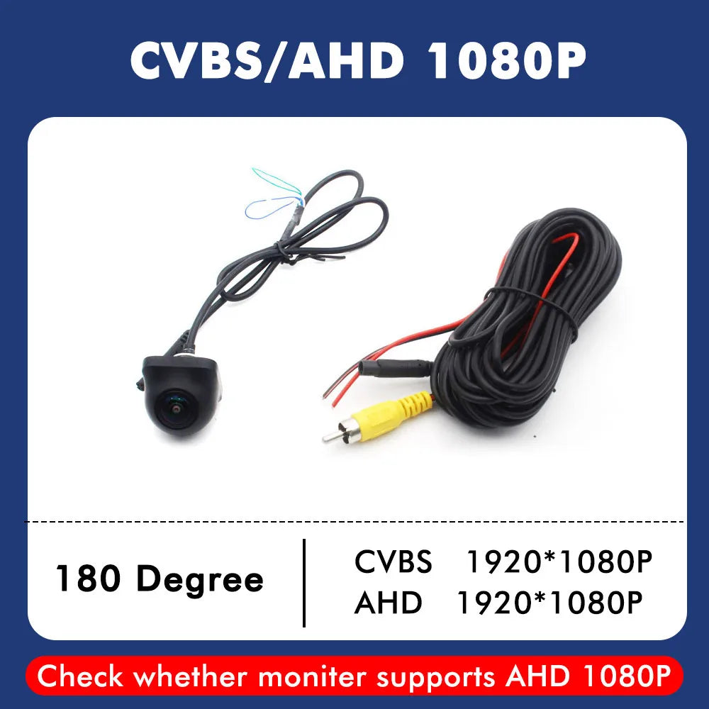 Wide-Angle AHD/CVBS Vehicle Camera