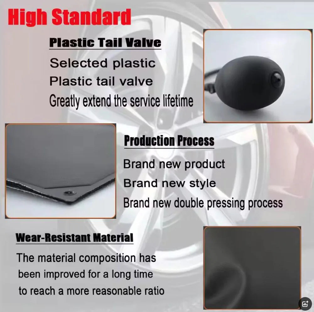 New Car Door Window Open Air Bag Pump Wedge Pad Entry Inflatable Shim Tools Professional Universal Air Pump Wedge Hand Tool