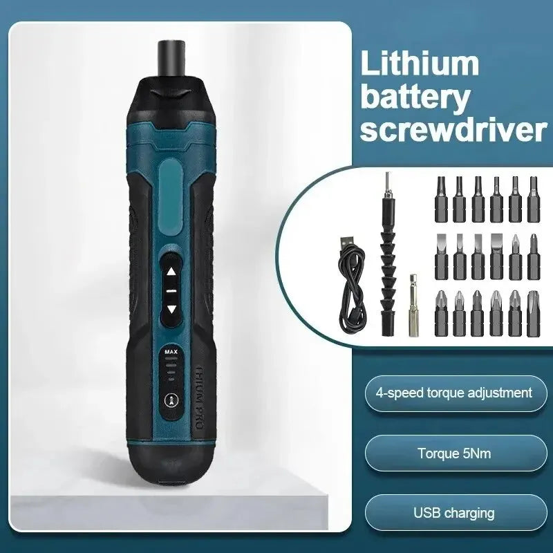 Rechargeable Cordless Screwdriver - Kit Options