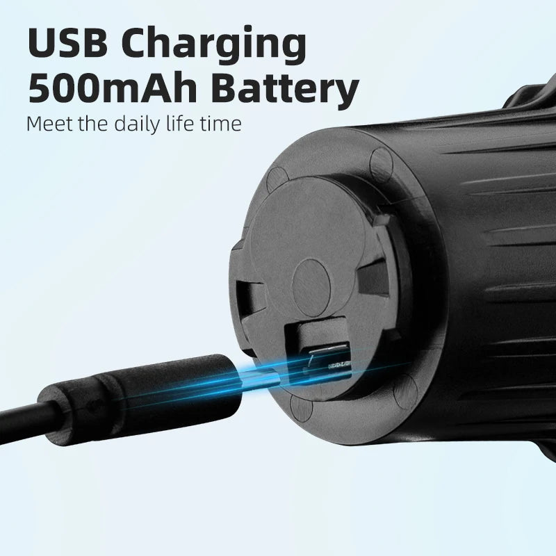 Feu arrière de vélo rechargeable avec détection de freinage et 7 modes