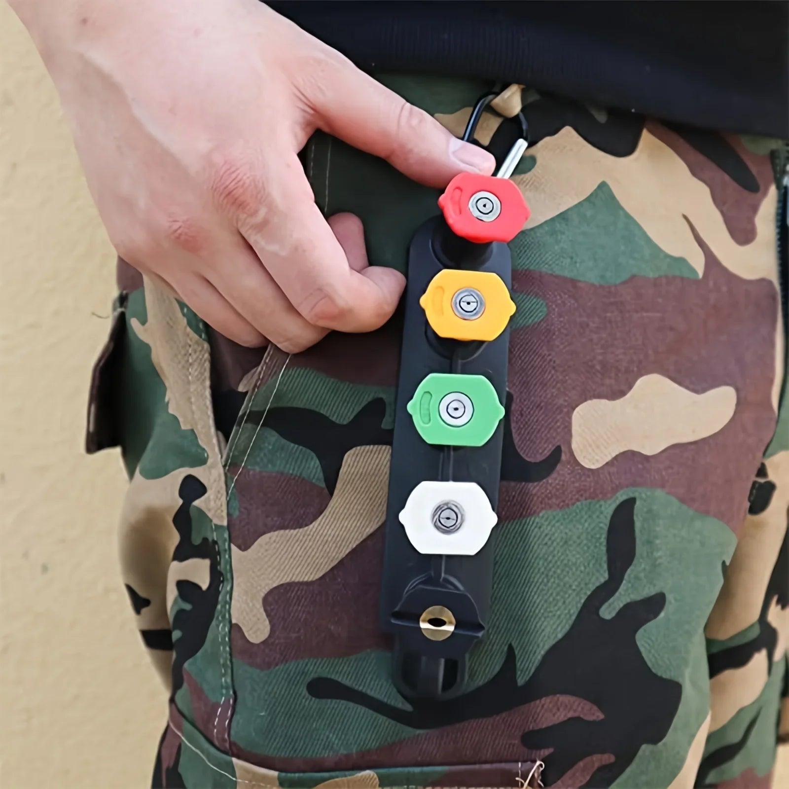 2175PSI Pressure Washer Gun, Graffiti Shell, 1L Foam Cannon, 1/4" Quick Nozzle Kit & Rubber Holder, Fits Karcher K-Series