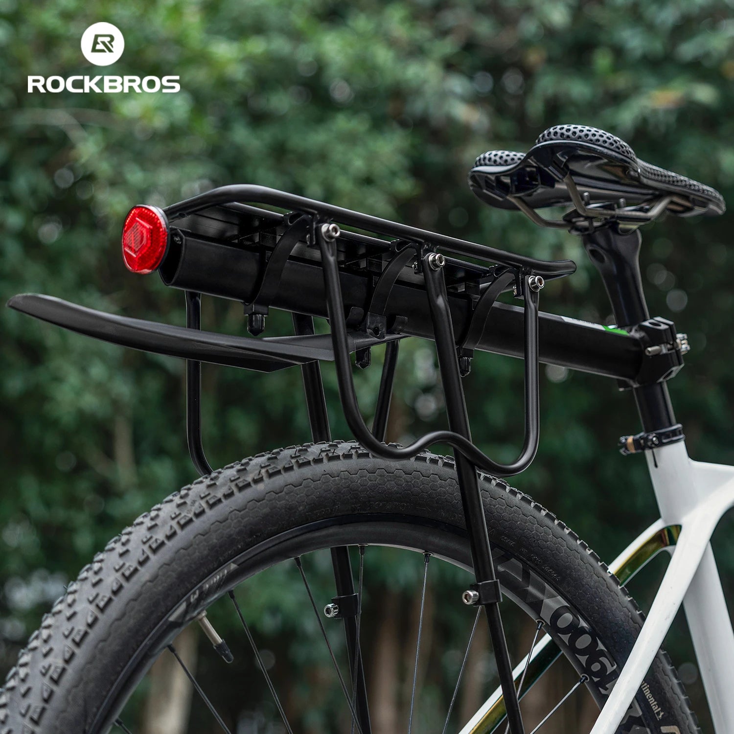 Aluminum Alloy Bike Rear Rack 25kg Detachable Cargo Carrier
